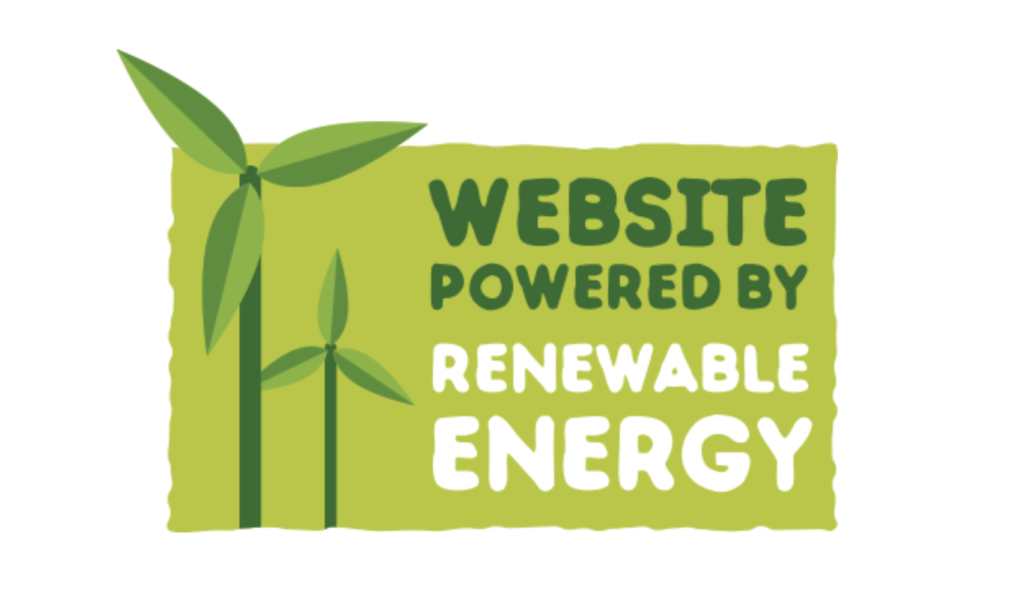 green website hosting logo